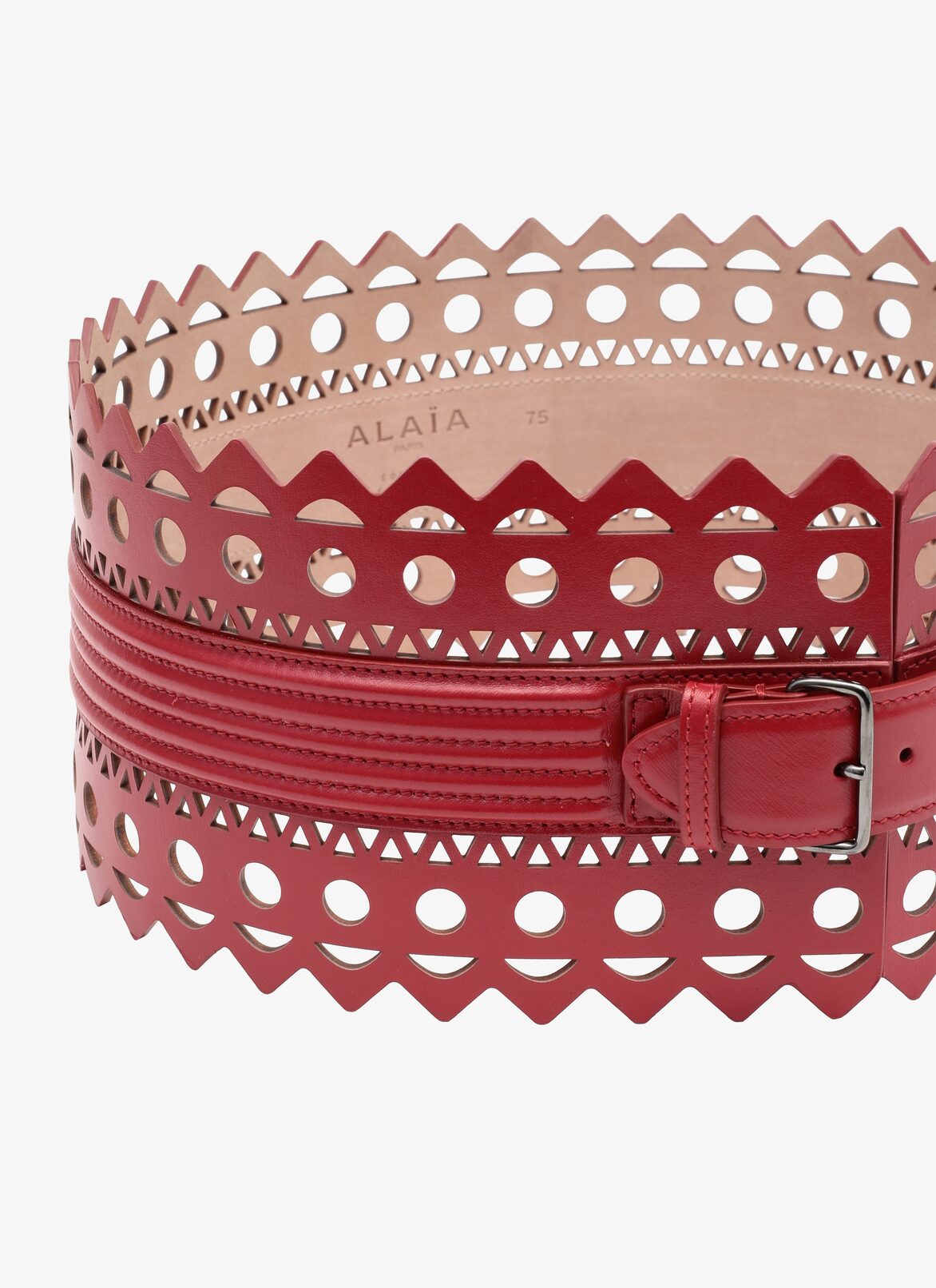 Belts ALAÏA LACQUER RED BELTS